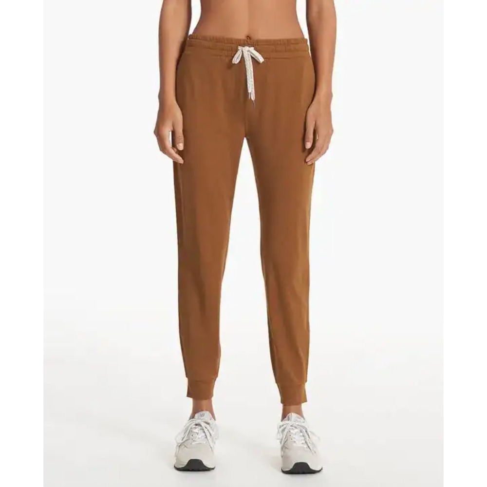 Vuori Women's Performance Jogger Caramel Heather Brown Sweatpants Medium